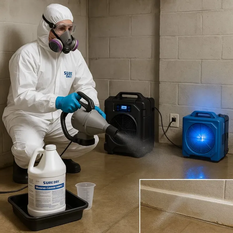 Sanitization and Odor Removal process in Crestwood Village, NJ